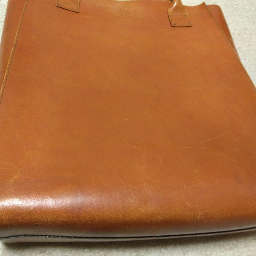 名品!グレンロイヤル ブライドルレザー トートバッグ オックスフォードタン