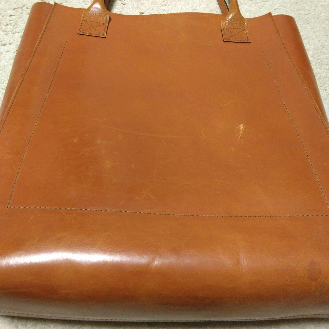 名品!グレンロイヤル ブライドルレザー トートバッグ オックスフォードタン