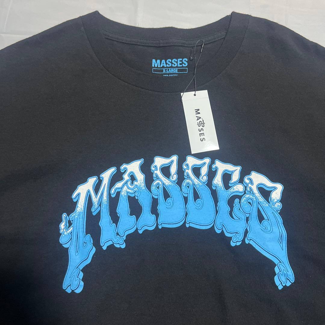 マシス MASSES ロゴプリント長袖カットソー メンズ XL