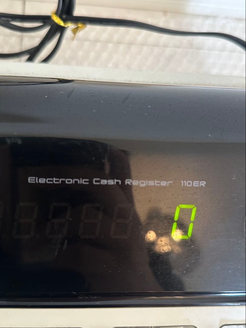 カシオ CASIO 110ER 電子 レジスター 店舗備品 動作確認済み