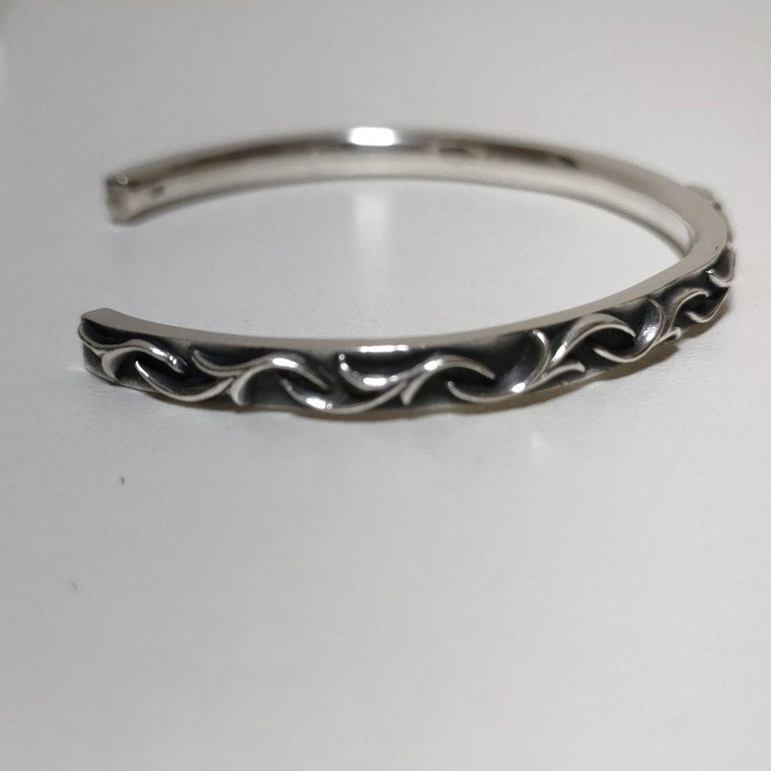 AQUA FORTIS アクアフォルティス バングル ブラックジルコニア 925
