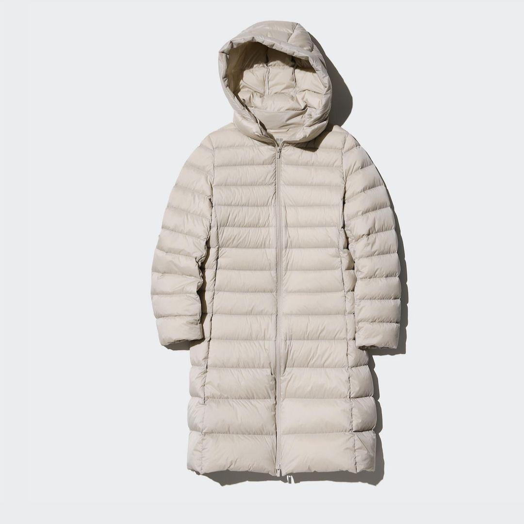 ユニクロ　ウルトラライトダウンロングコート　Мサイズ　 ベージュ　新品タグつき