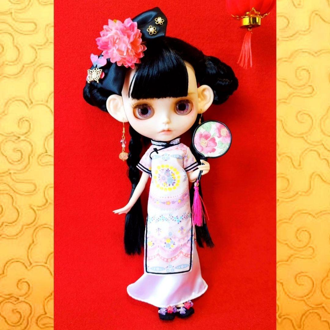 確認用　アイシードール　チャイナ服　チャイナ　ハンドメイド　アウトフィット