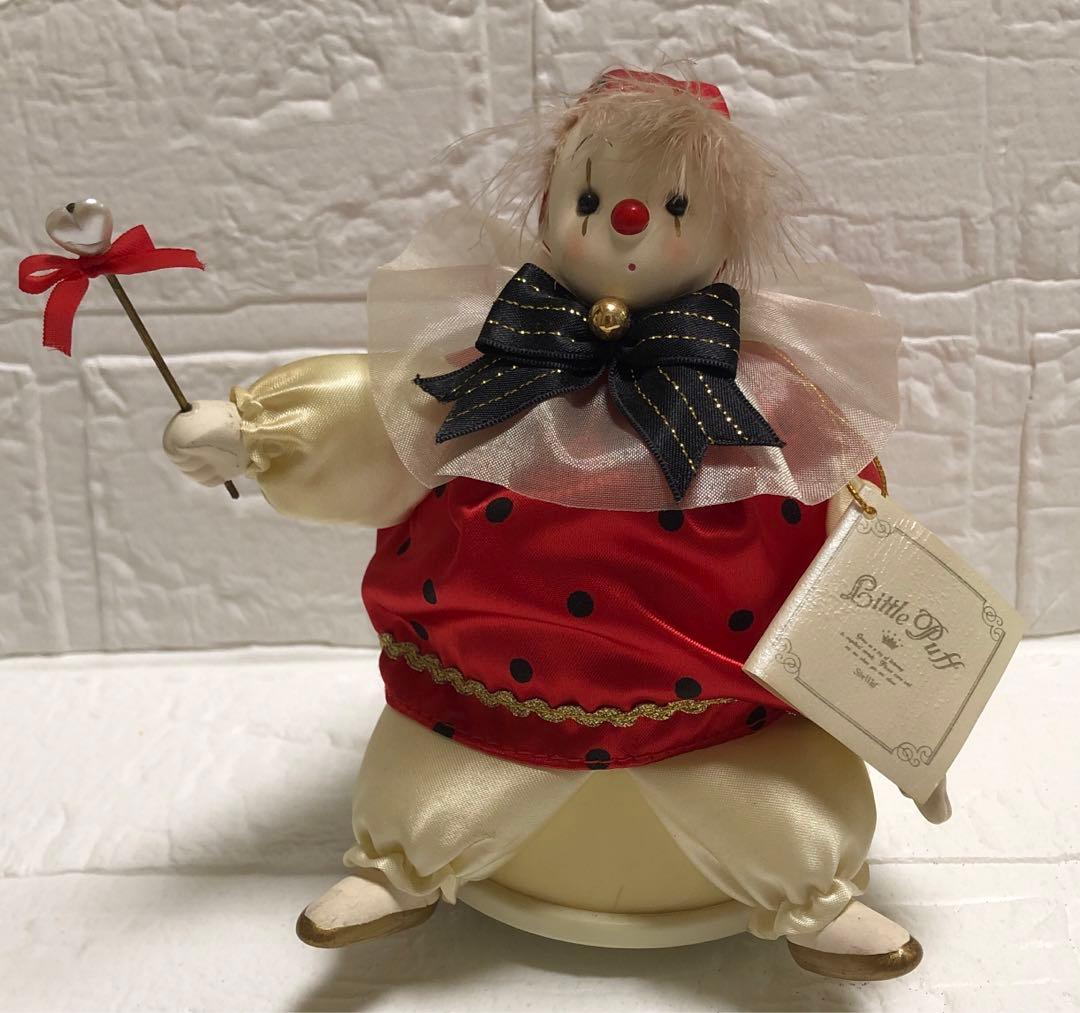 ピエロ　オルゴール　人形