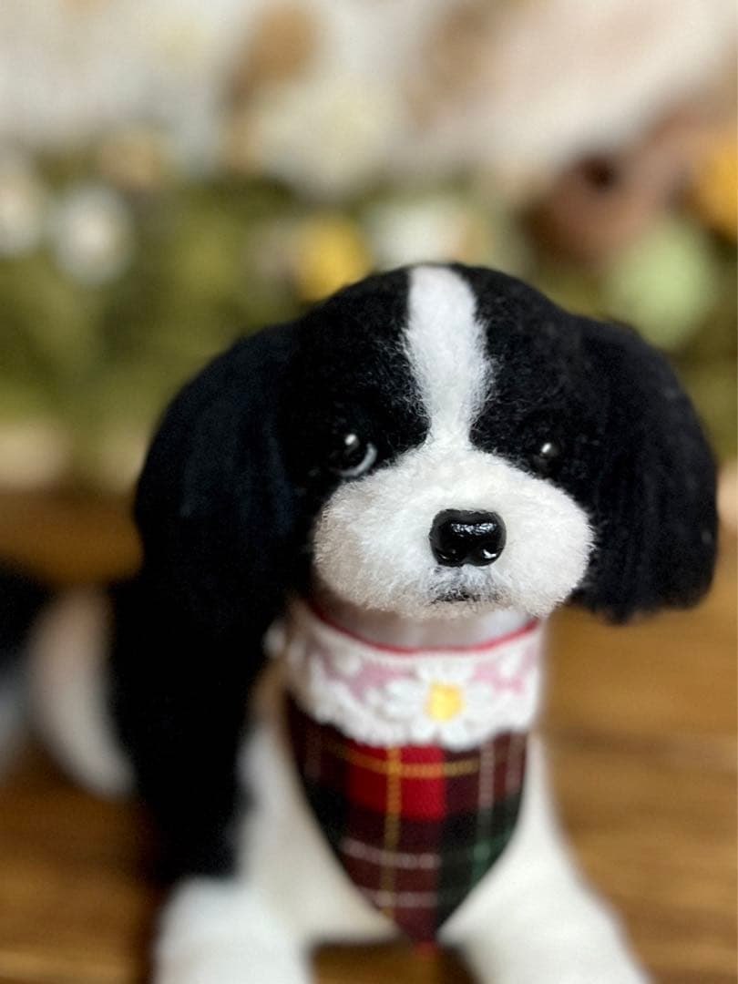 羊毛フェルト　MIX犬　マルチーズ✖️シーズー