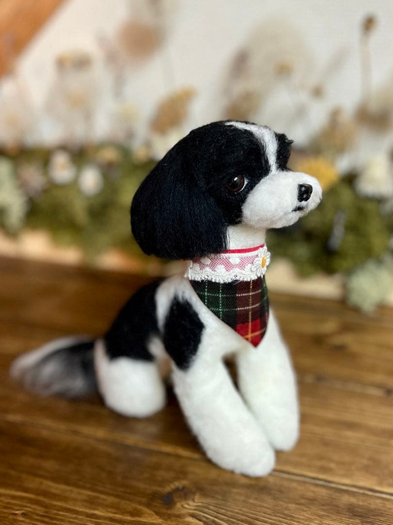 羊毛フェルト　MIX犬　マルチーズ✖️シーズー