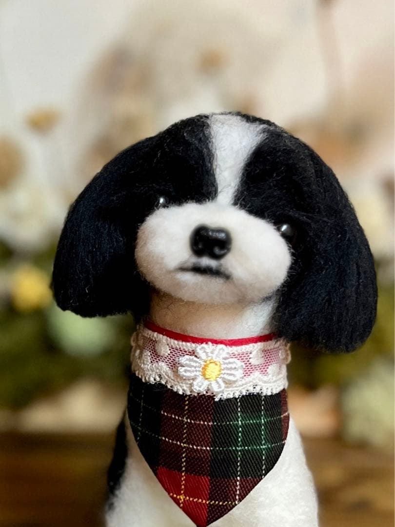 羊毛フェルト　MIX犬　マルチーズ✖️シーズー