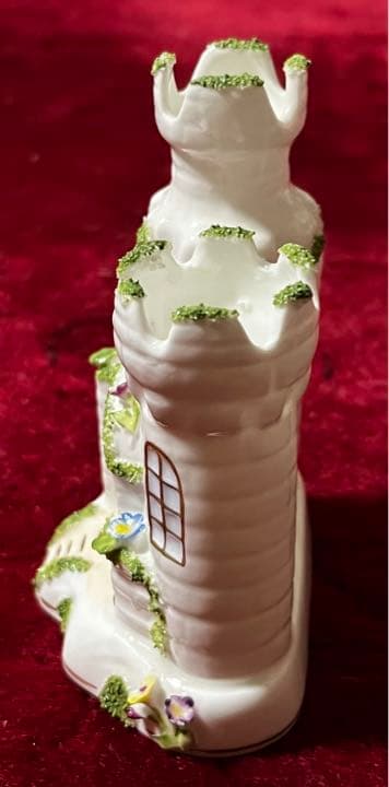 アンティーク　コールポート　Coalport お城の置物　Bone CHINA