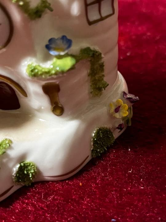 アンティーク　コールポート　Coalport お城の置物　Bone CHINA