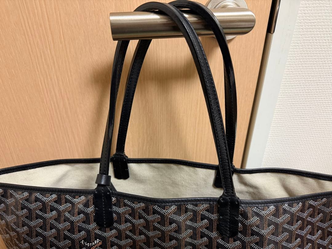 ゴヤール　サンルイPM トートバック　ブラック