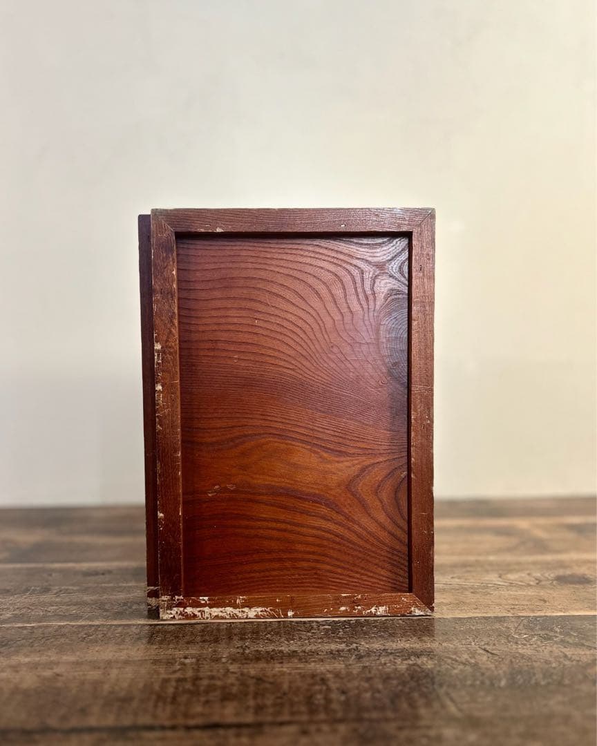 折りたたみ文机 アンティーク 日本古家具 大正〜昭和初期 無垢 三段引出 古道具