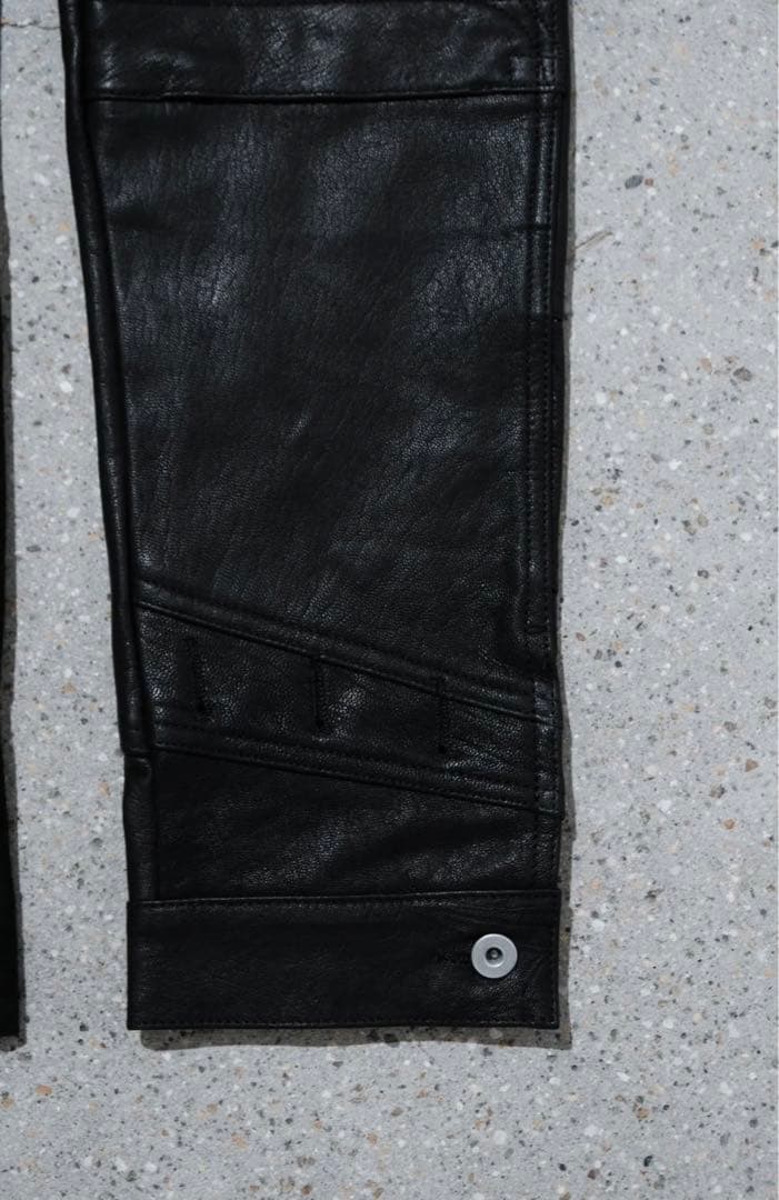 whowhat×IMA:ZINE レザーパズルパンツ【新品】定価¥143,000