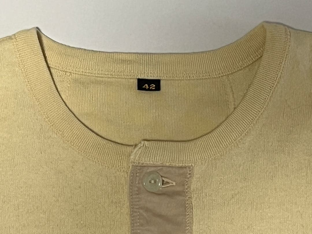 フリーホイーラーズ HENLEY NECKED ロングスリーブシャツ