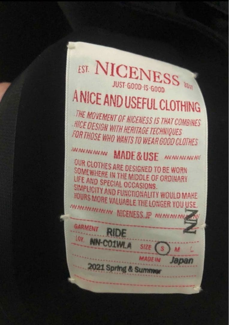 NICENESS ナイスネス RIDE wagamama tokyo