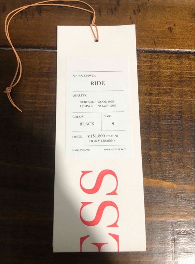 NICENESS ナイスネス RIDE wagamama tokyo