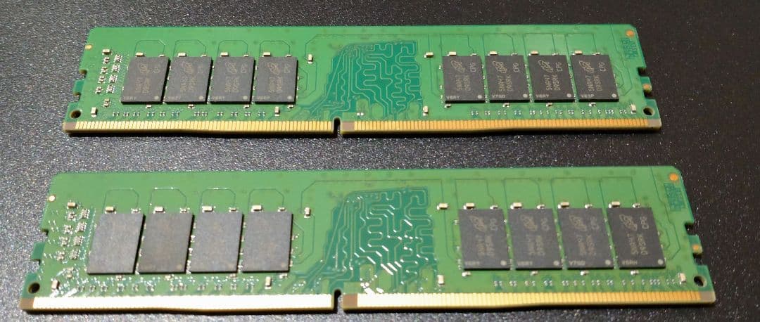 DDR4-2400 32GB(16GB×2枚) crucial★中古
