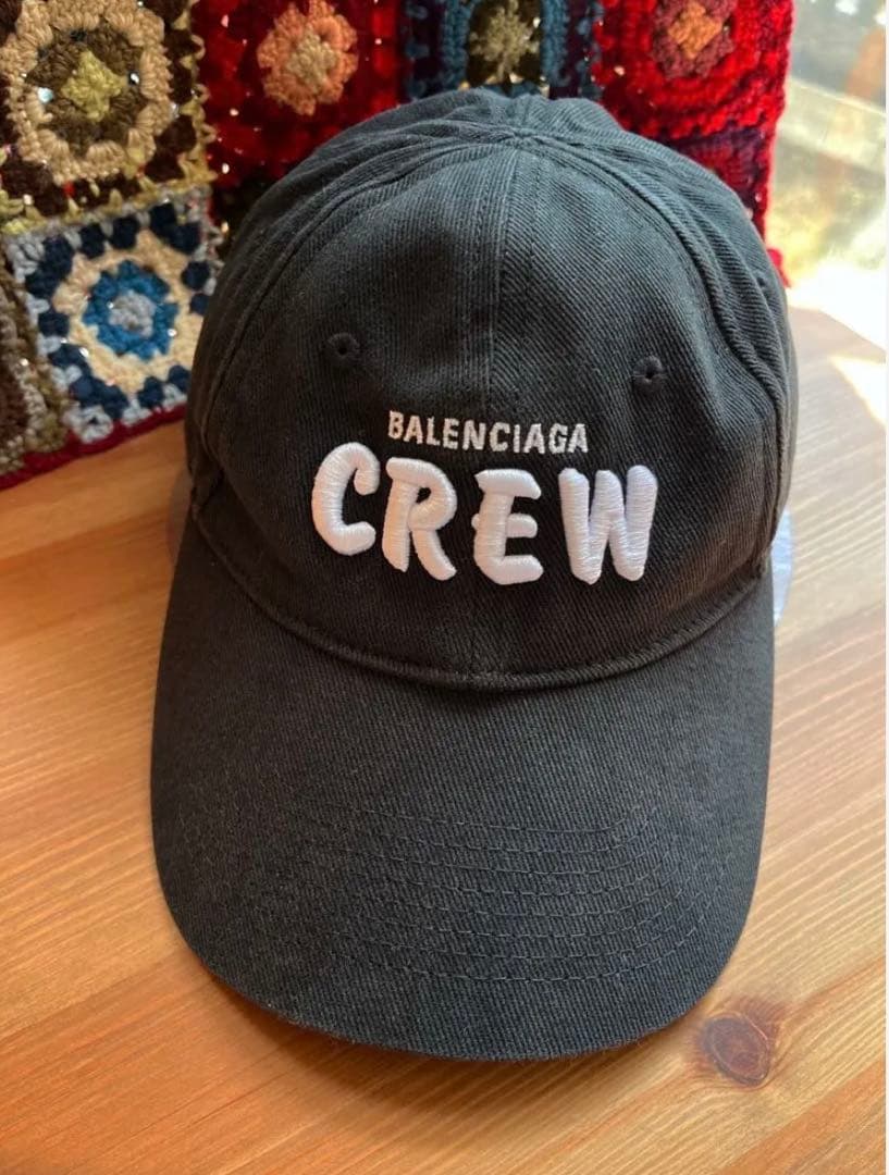 BALENCIAGAバレンシアガCREWロゴキャップ