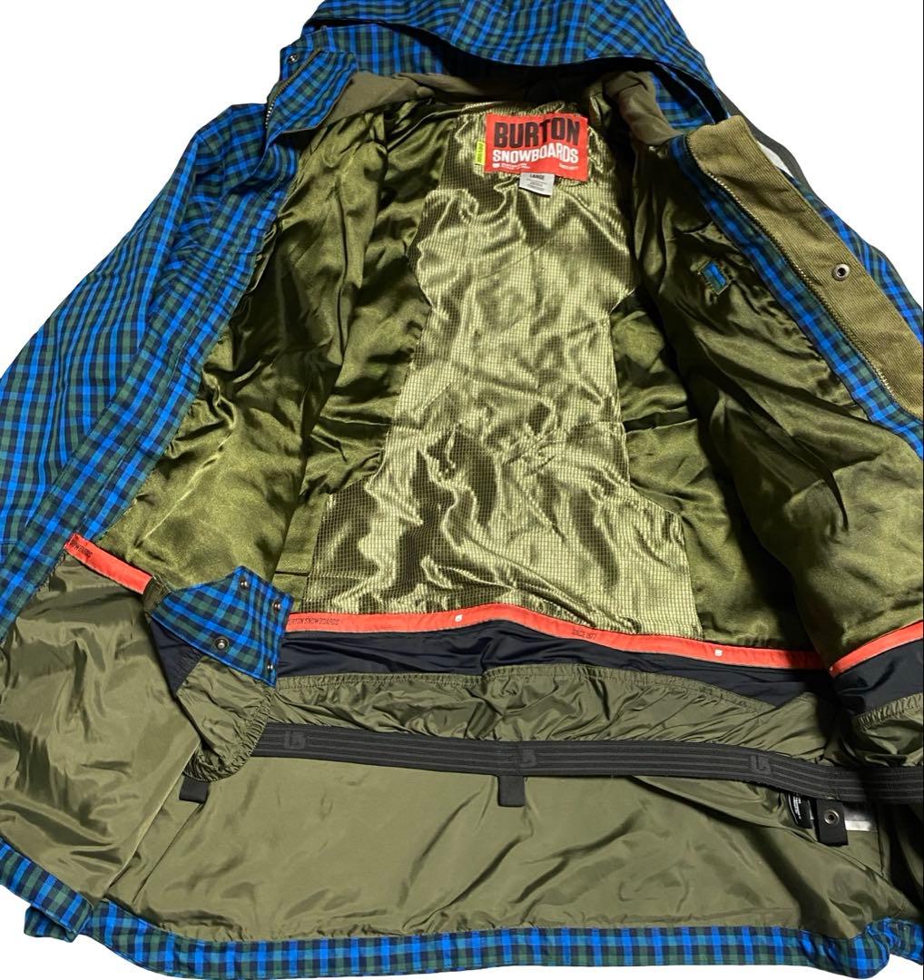 BURTON スキー スノボ ウェア 上下 セットアップ　チェック　Lサイズ