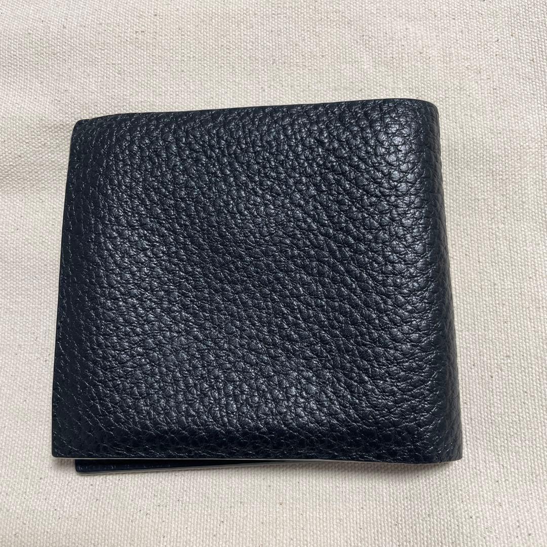 BALLY 二つ折り財布 黒 レザー