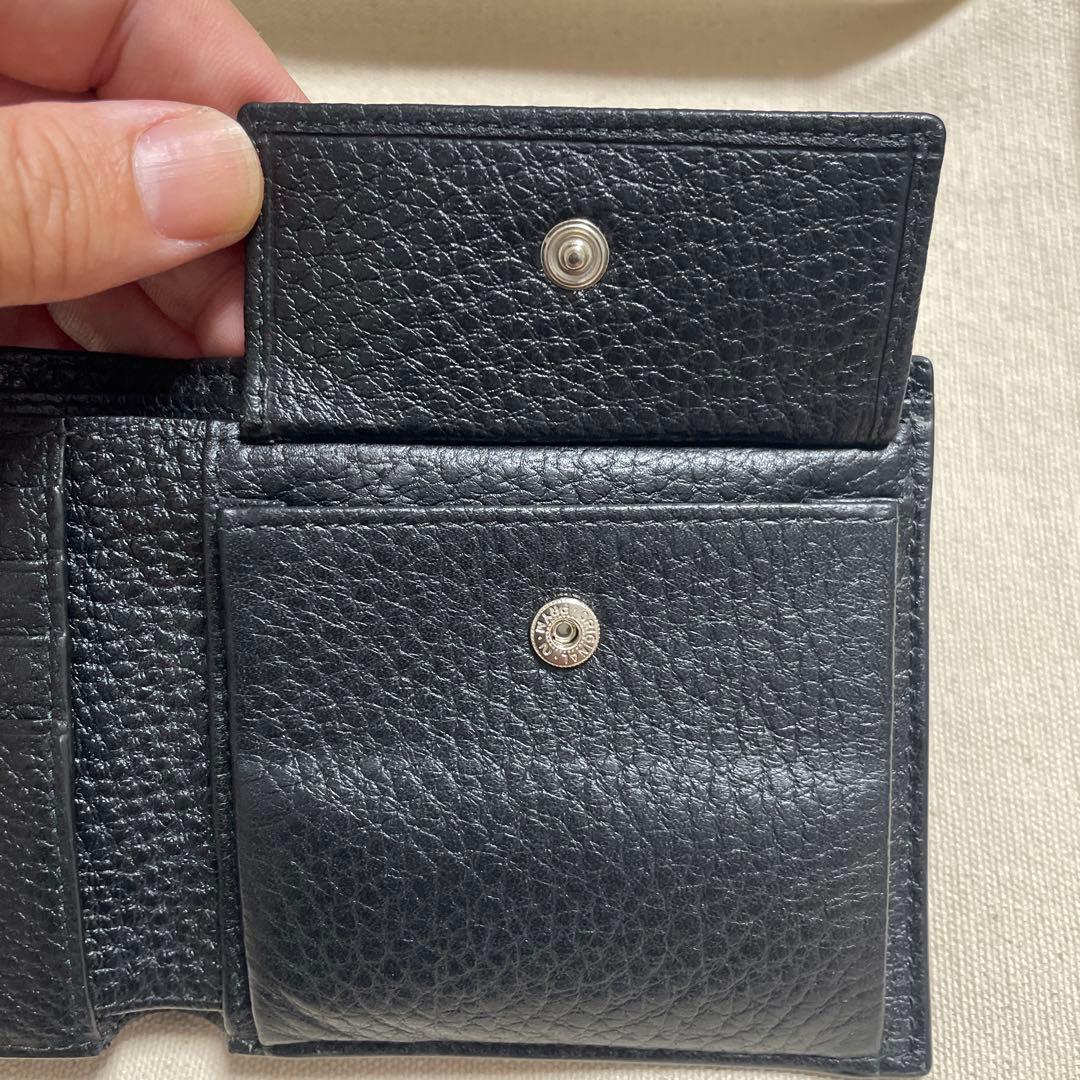 BALLY 二つ折り財布 黒 レザー