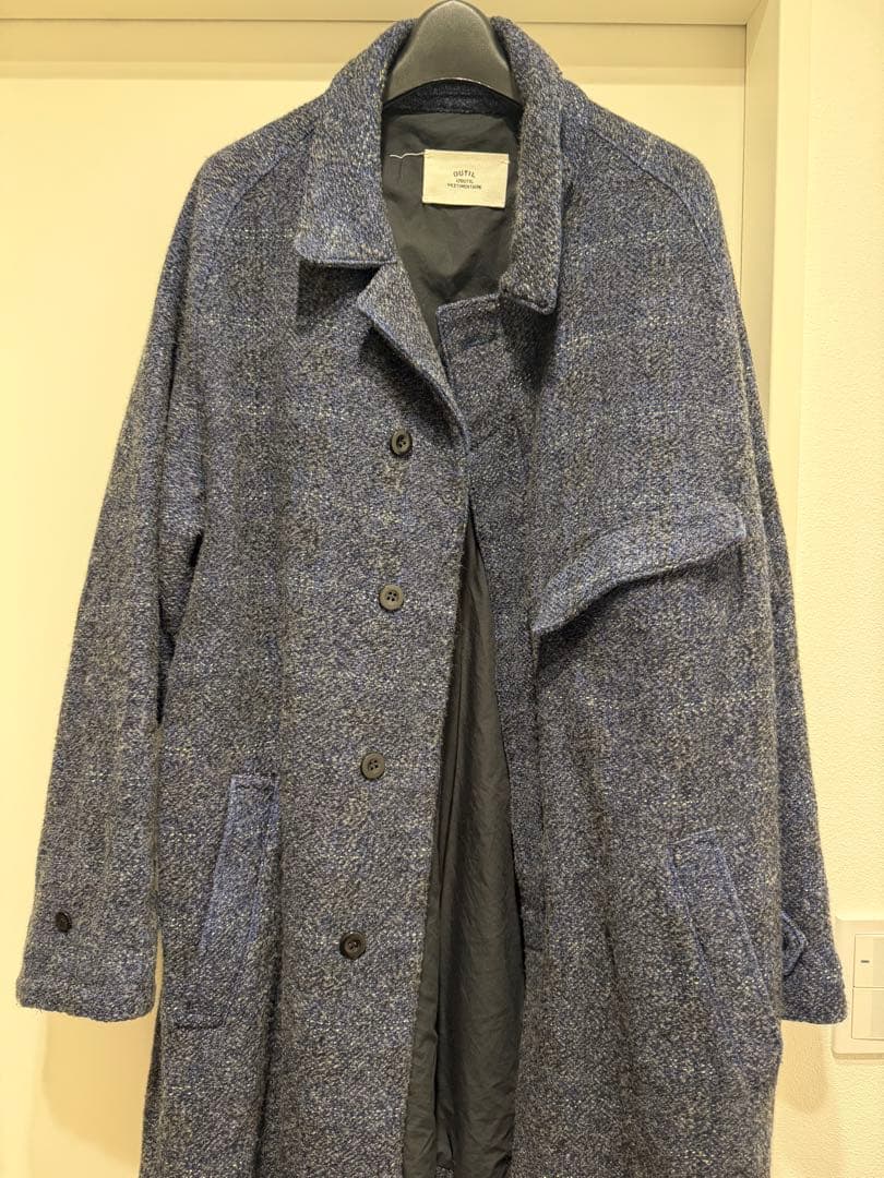 [OUTIL]MANTEAU BERCK　INDIGO×BLACK×YELLOW