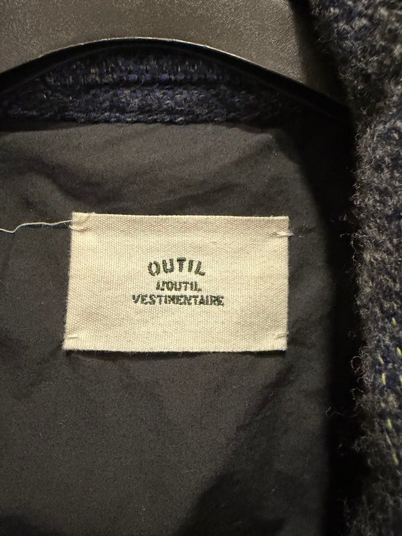 [OUTIL]MANTEAU BERCK　INDIGO×BLACK×YELLOW