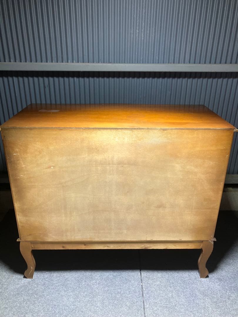 ☆中古☆猫脚 チェスト　収納家具 4ドロアー　アンティーク調 4段引き出し中古品
