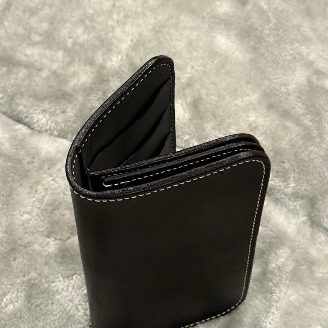 ⭐️新品未使用⭐️　KC’s　ケーシーズ　長財布　二つ折り　ブラック　レザー
