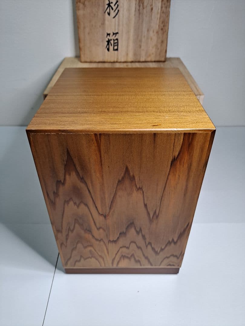 秋田杉 箱 引出し 木製工芸品 小さな和箪笥 4段ひきだし