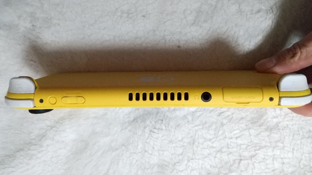 Nintendo Switch Lite イエロー 動作品 肉球カバーアダプター