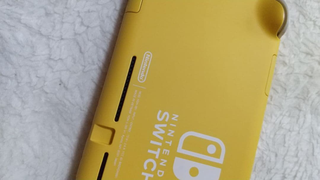 Nintendo Switch Lite イエロー 動作品 肉球カバーアダプター