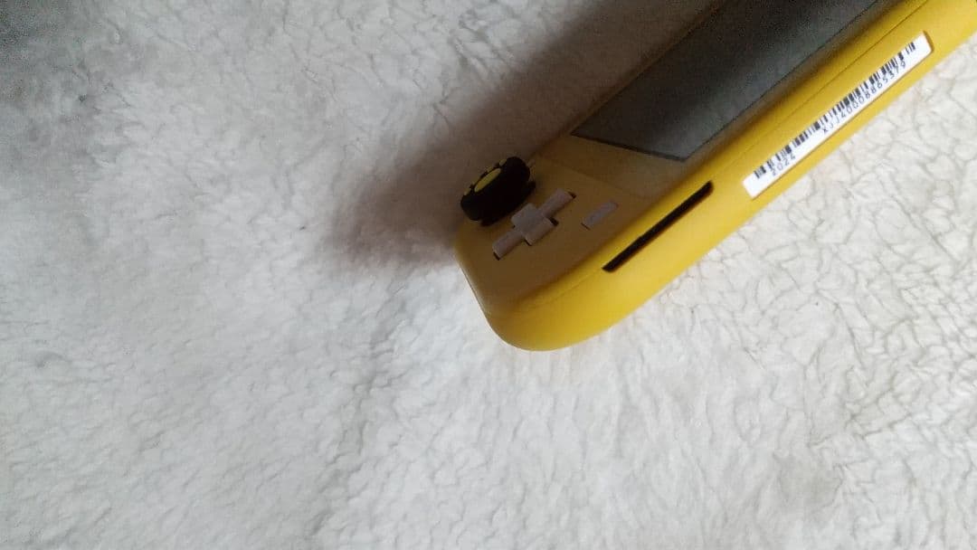 Nintendo Switch Lite イエロー 動作品 肉球カバーアダプター