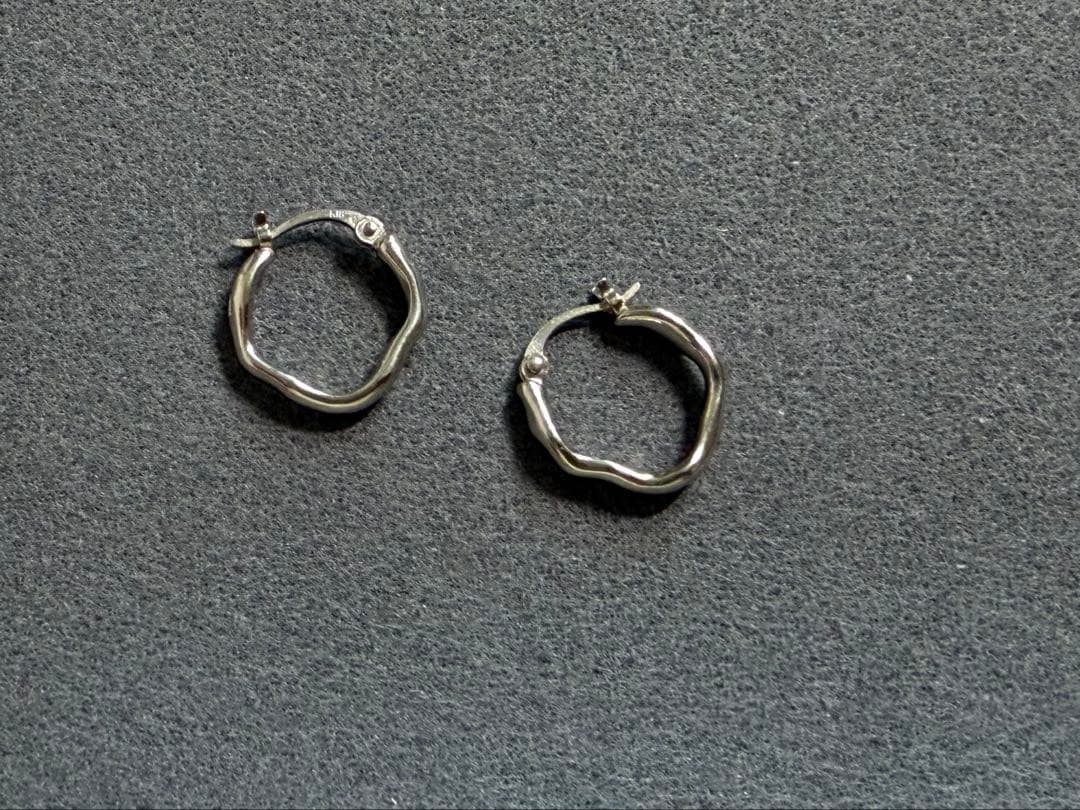 ete フープピアス シルバー