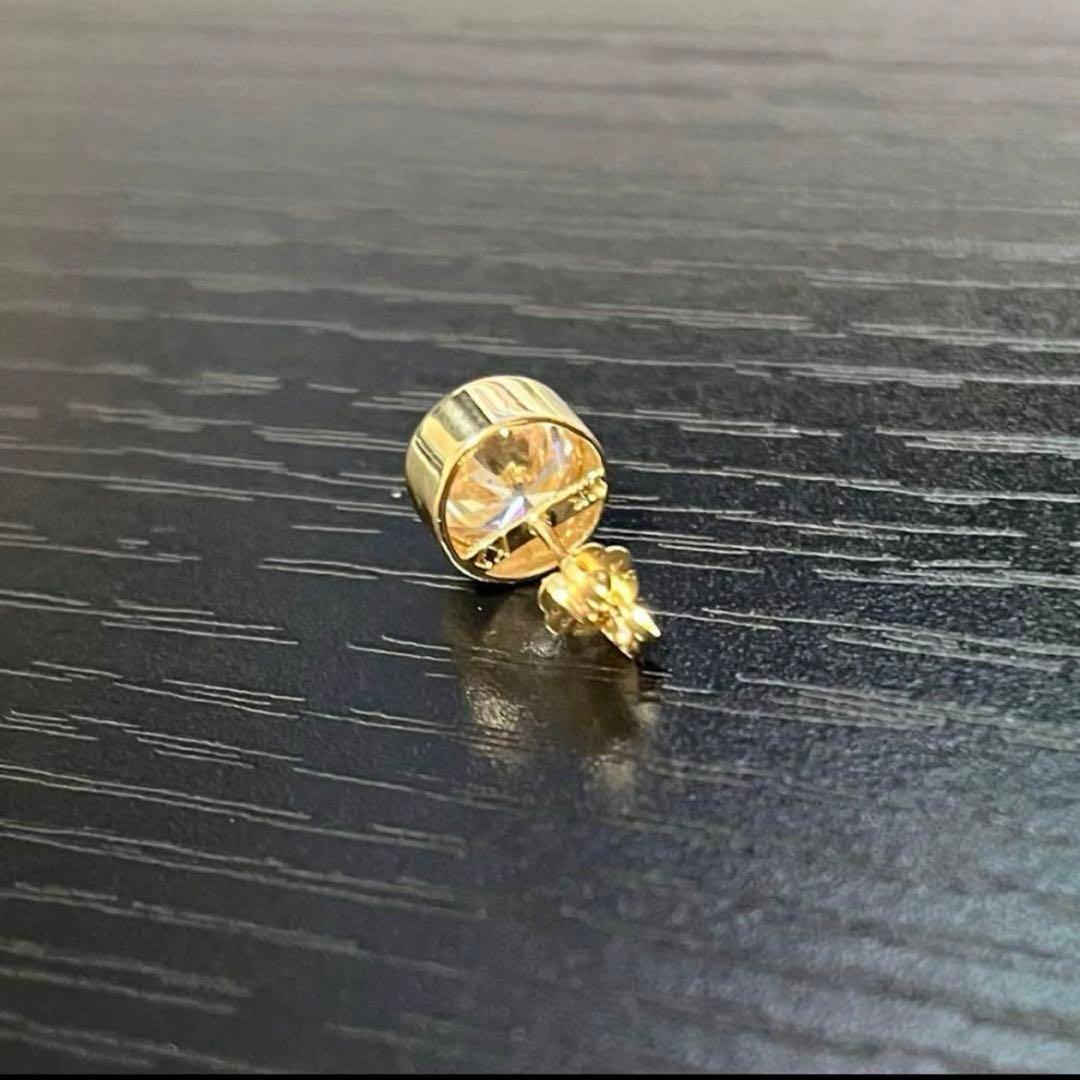 14K イエローゴールド ピアス 7mm