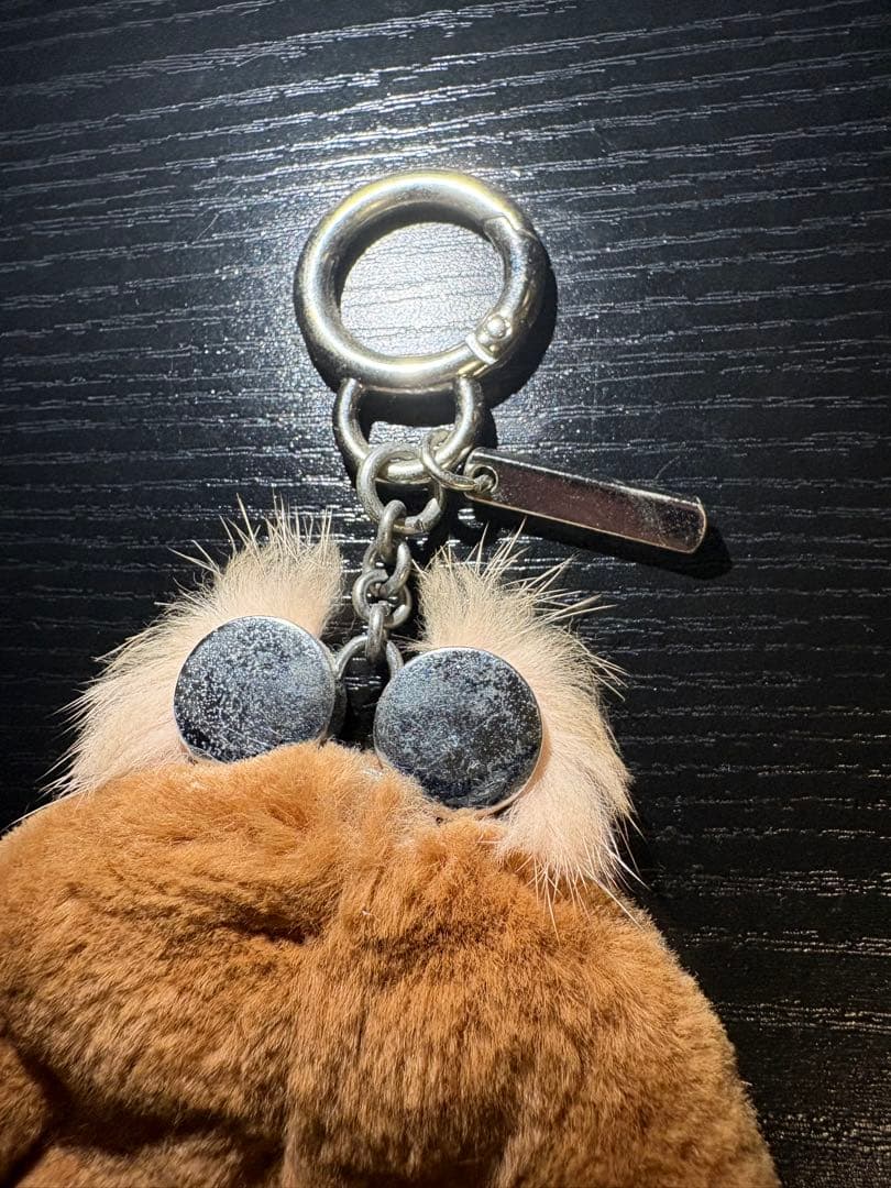 【ぽんちゃん】Fendi ファーコート型キーホルダー