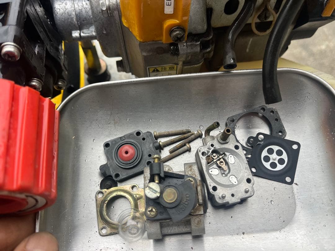 工進KV-ER50 エンジン噴霧機タンクホースフルセット　消毒　散水　稼働品