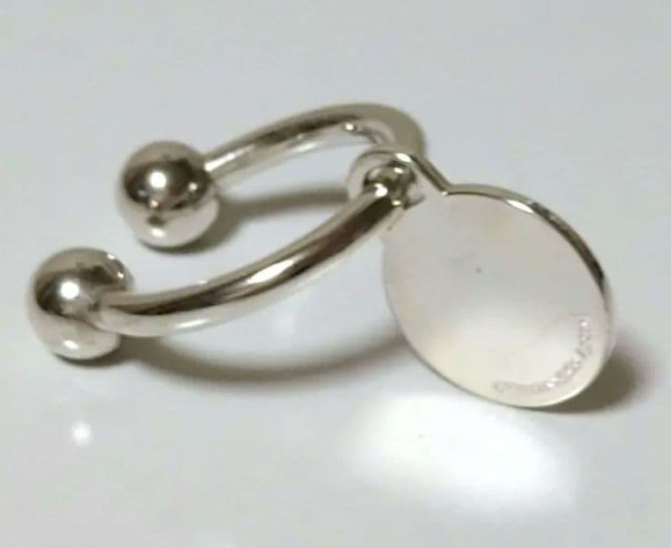 新品・未使用　Tiffany & Co. キーリング/キーホルダー　袋・箱付き