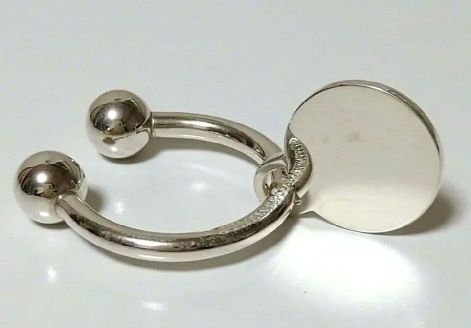 新品・未使用　Tiffany & Co. キーリング/キーホルダー　袋・箱付き