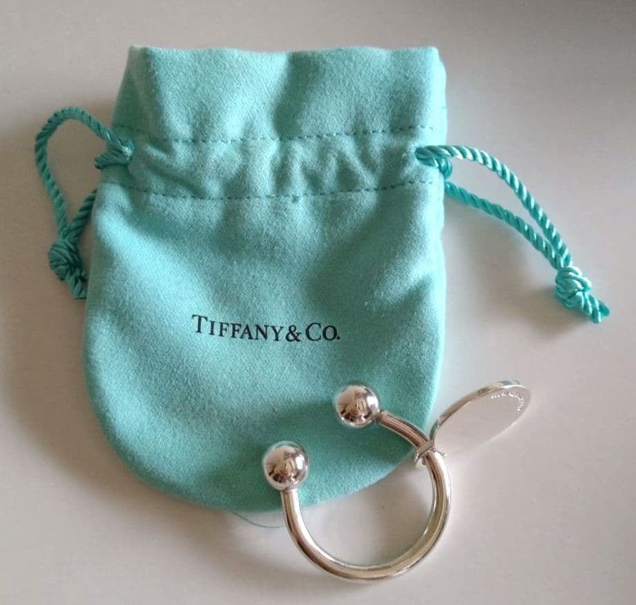 新品・未使用　Tiffany & Co. キーリング/キーホルダー　袋・箱付き