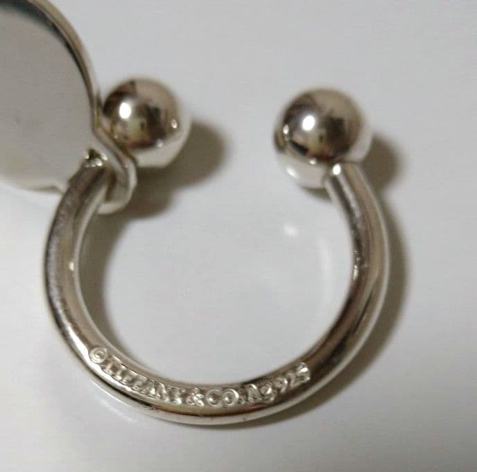 新品・未使用　Tiffany & Co. キーリング/キーホルダー　袋・箱付き