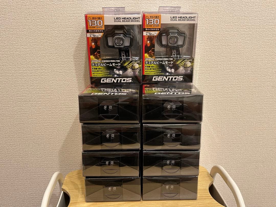 GENTOS LED HEADLIGHT 10個セット
