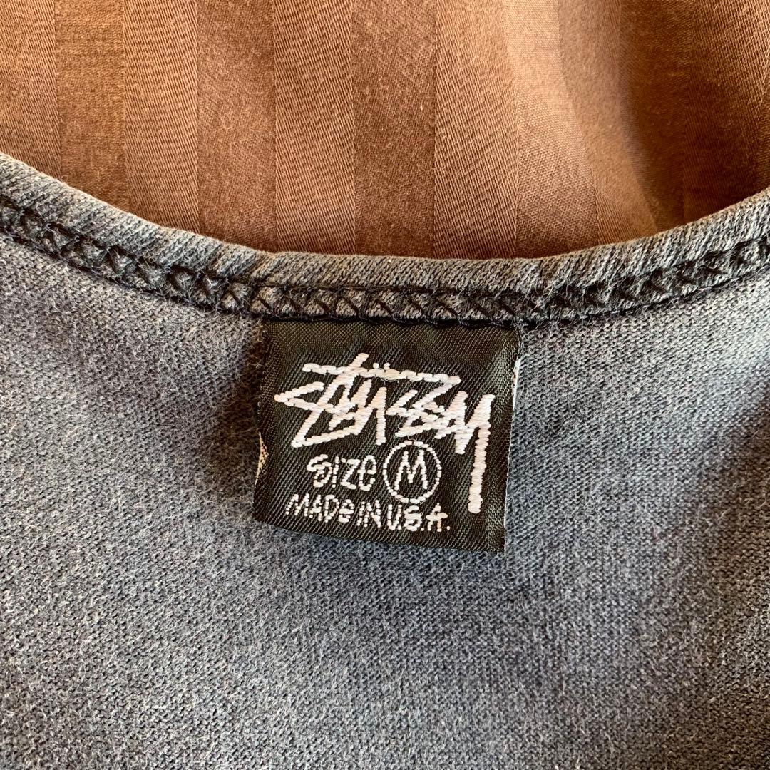 【オールドステューシー】Stussy ブラック タンクトップ ヴィンテージ