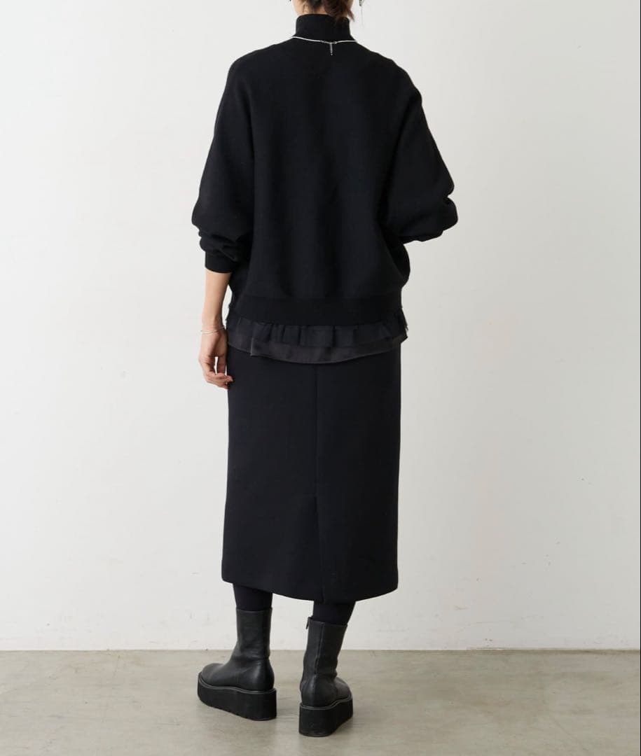 再値下げ！BEARDSLEY ダンボールタイトスカート ブラック　サイズ0