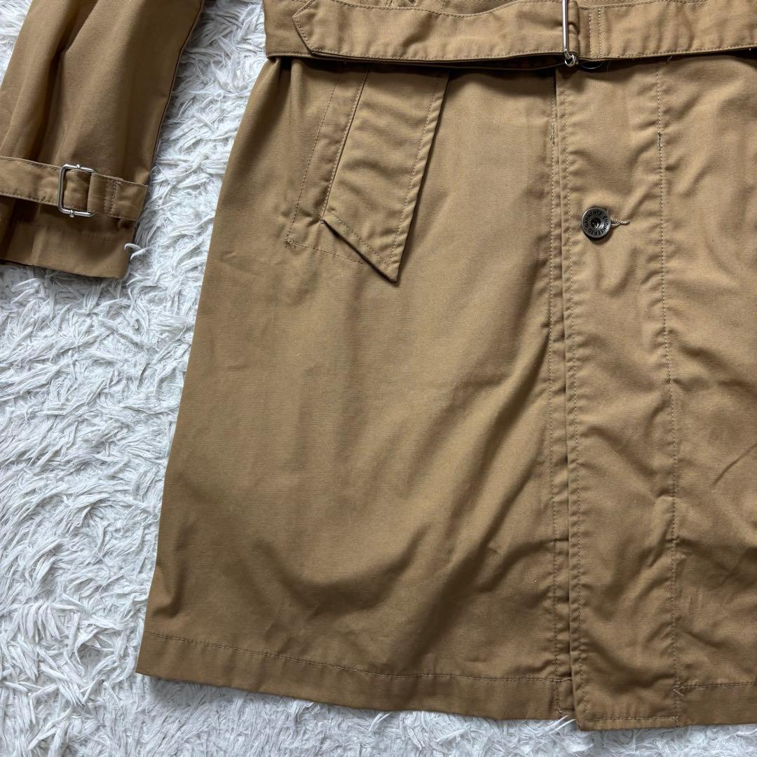 極美品 エンジニアードガーメンツ ステンカラーコート ベージュ S