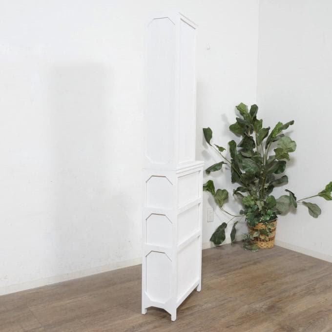 【新品】スリム収納ラック　隙間収納　アンティーク調　シャビー　アウトレット