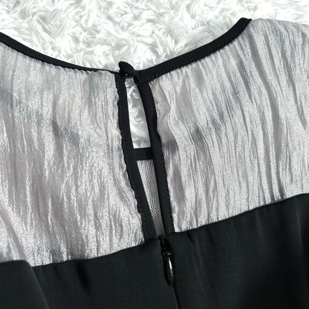 【新品】　Dorry Doll　シアーフリルパンツドレス　ブラック　M