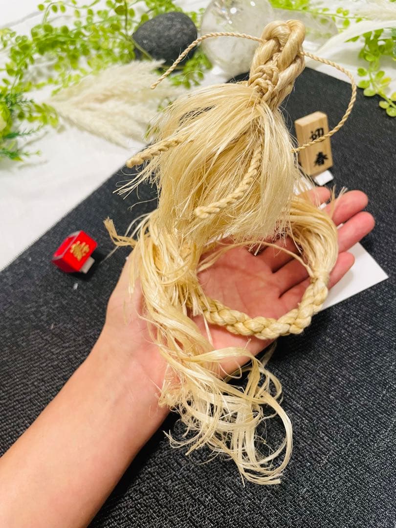 イザナミ（梅）巫女おまもり　精麻龍神　天然素材 龍 正月 浄化【受注生産】素粒水