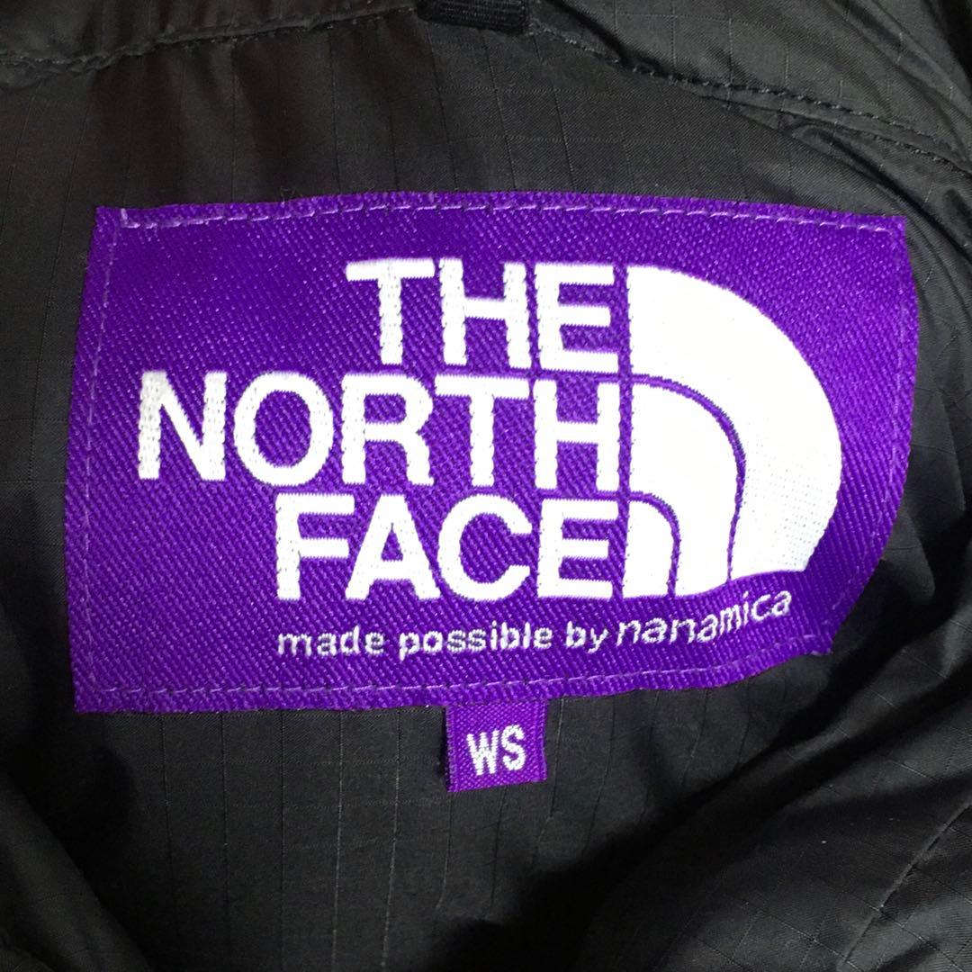 美品　ノースフェイス　パープルレーベル　ダウン　女性　S　north face