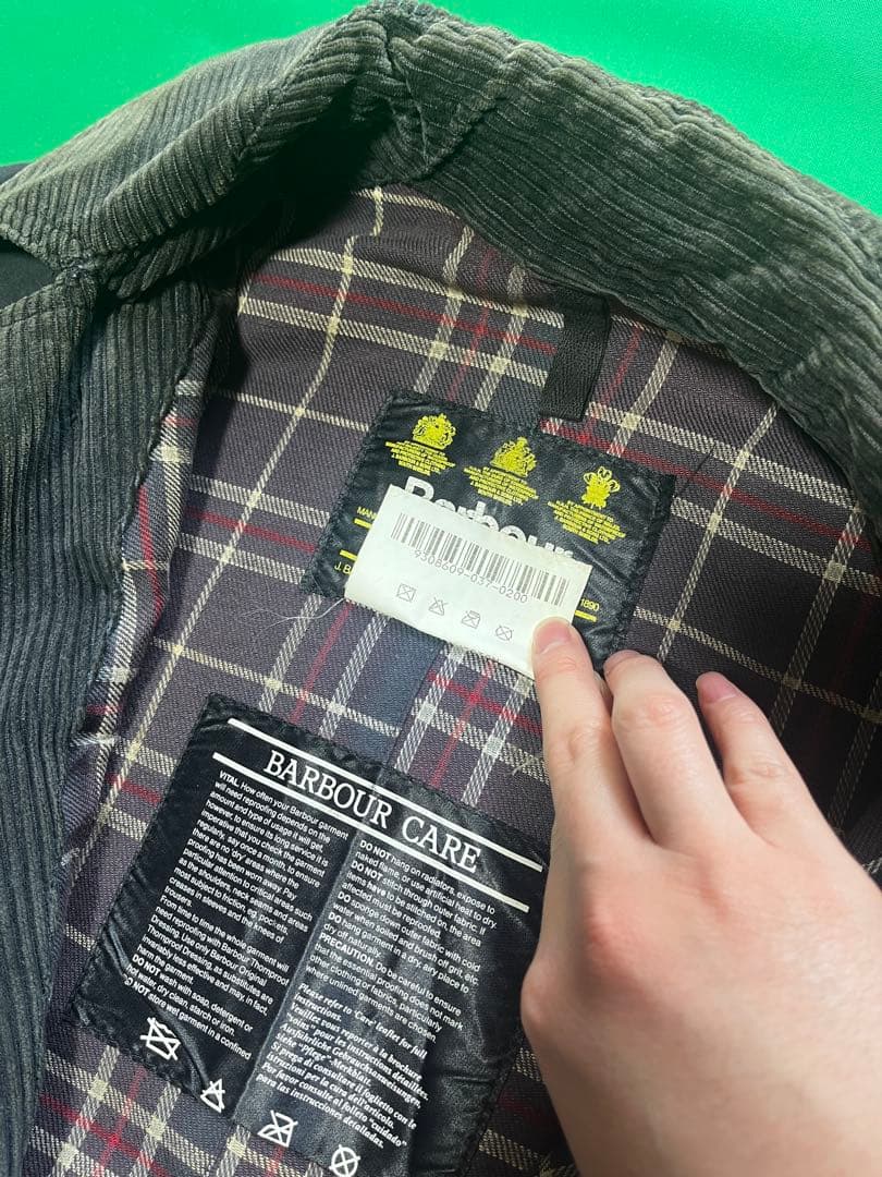 90s Barbour trench coat c38　バブアー　トレンチコート