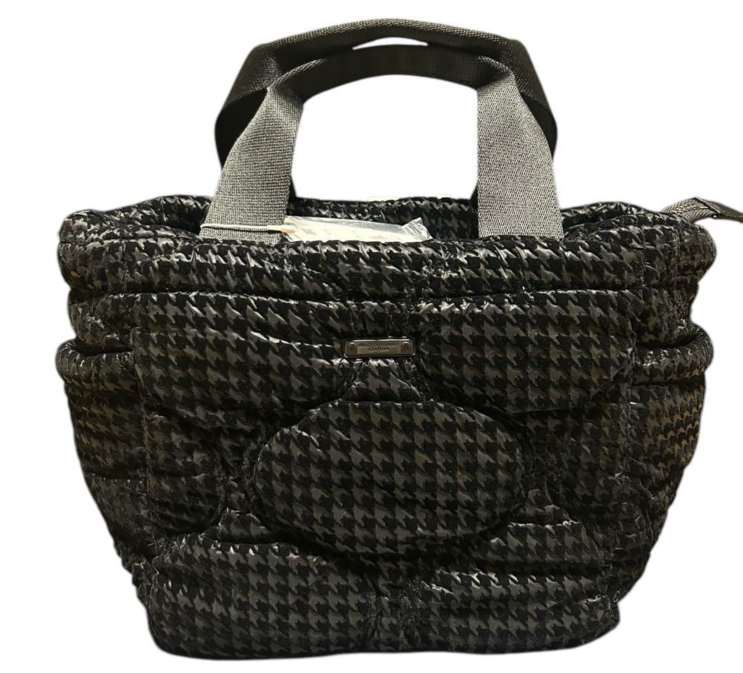 新品 未使用 パーリーゲイツ マスターバニー カートバッグ 千鳥格子